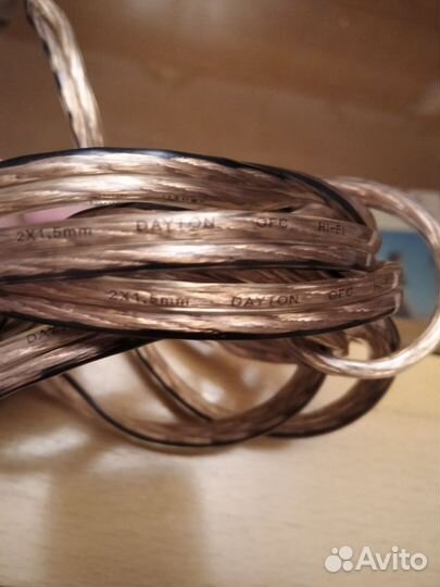 Аудио кабель 2 на 1.5 Dayton, Germany