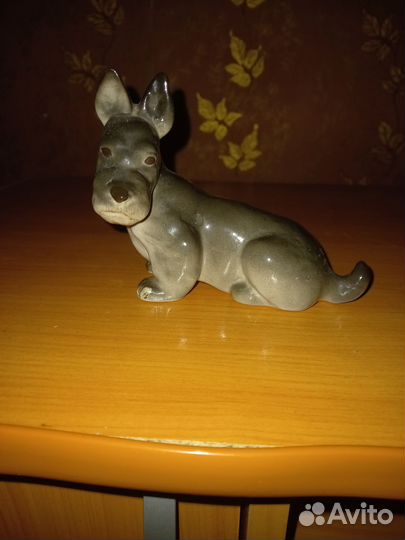 Статуэтка скотч-терьер собака фарфор