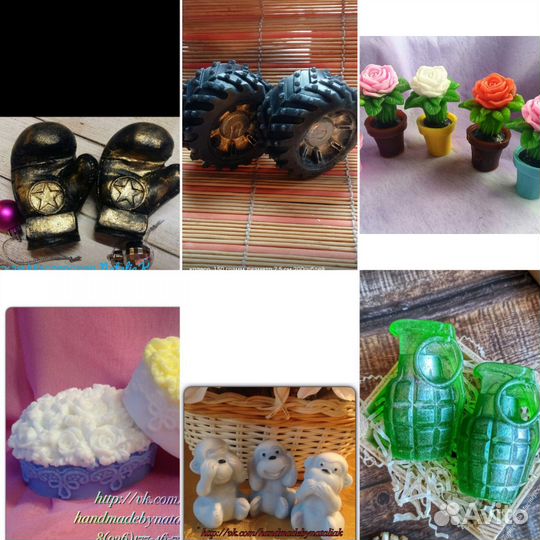 Силиконовые формы для мыла