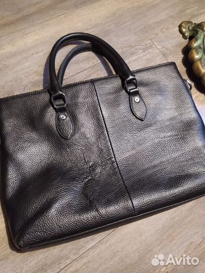 Мужской кожаный портфель