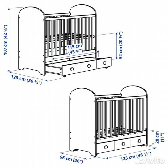 Детская кровать IKEA