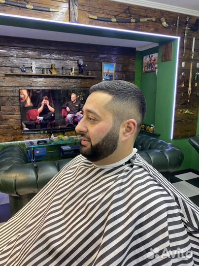 Барбершоп, стрижка головы, бороды. Детские стрижки