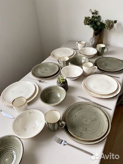 Посуда. Сервиз. Набор посуды. Тарелки