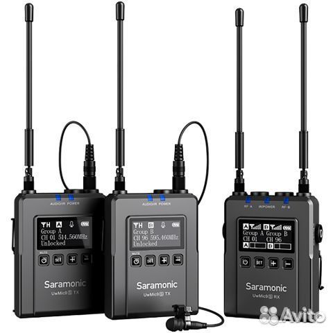 Радиосистема Saramonic UwMic9S Kit2 (RX+2TX)