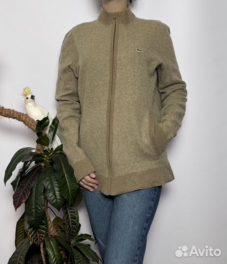 Свитер lacoste оригинал XL (жен)