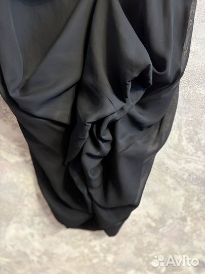 Платье с юбкой баллон черное Ostin L 48