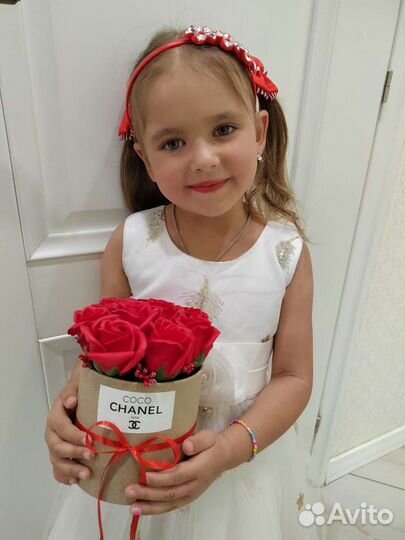 Букет из мыльных роз