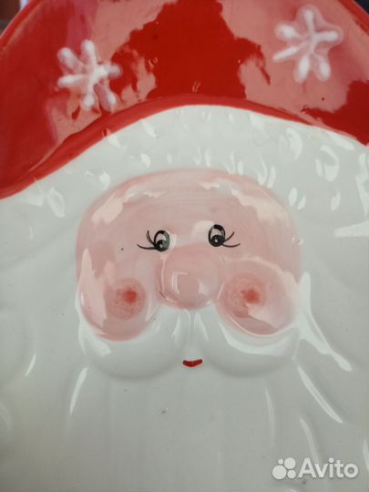 Тарелка новогодняя 