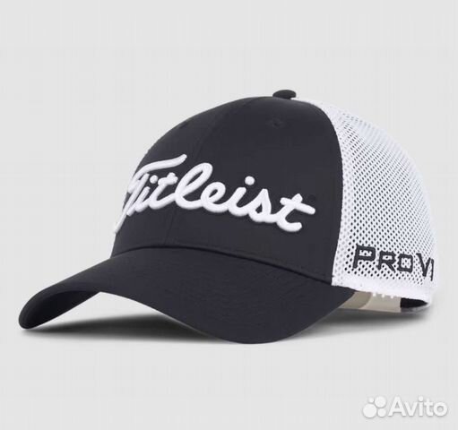 Кепка для гольфа Titleist Tour Performance Mesh,чб