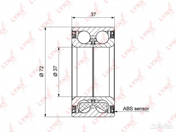 Подшипник ступицы nissan Micra,Note (03) renault M