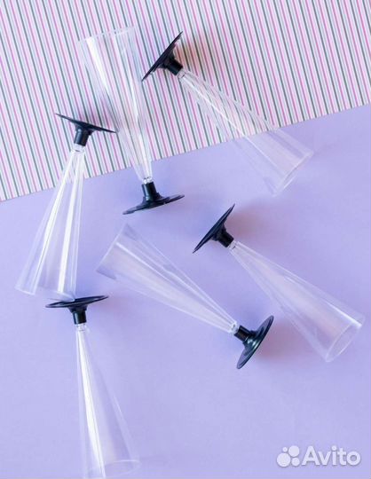 Бокалы для шампанского новые