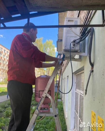 Чистка заправка ремонт обслуживание сплит систем