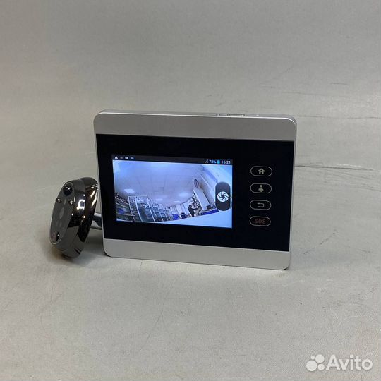 Видеоглазок с датчиком движения, звонком iHome5