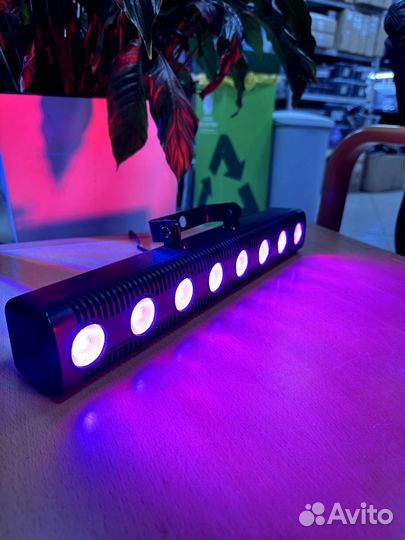 Стробоскоп rgbw LED BAR 8x12w свет для вечеринки