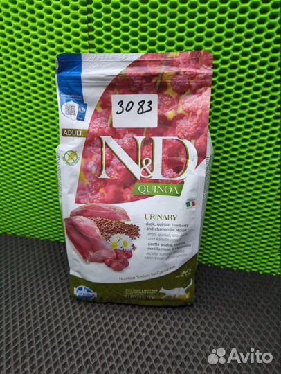 Корм для кошек Farmina Quinoa Urinary Duck 1,5 kg