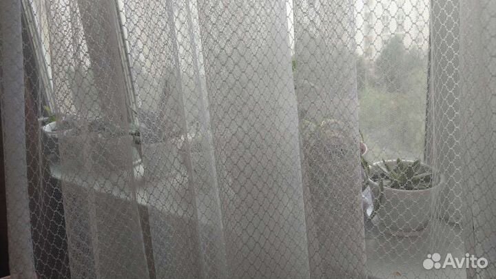 Шторы, карниз, тюль