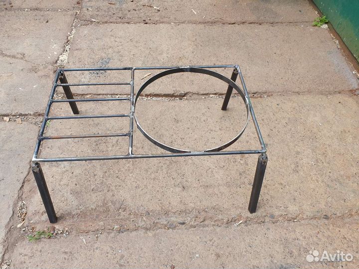 Подставка костровая с отверстием под казан