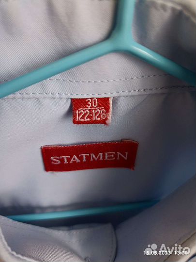 Рубашка детская. Размер 122-128