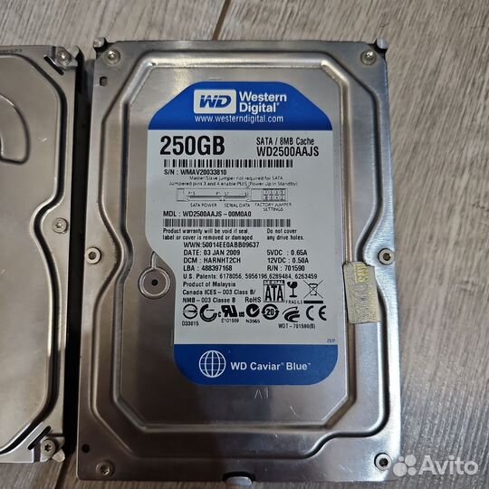 Жесткий диск HDD на 250Gb