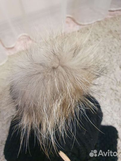 Комплект шапка и снуд зимний