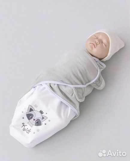 Пеленка-трансформер кокон на липучке