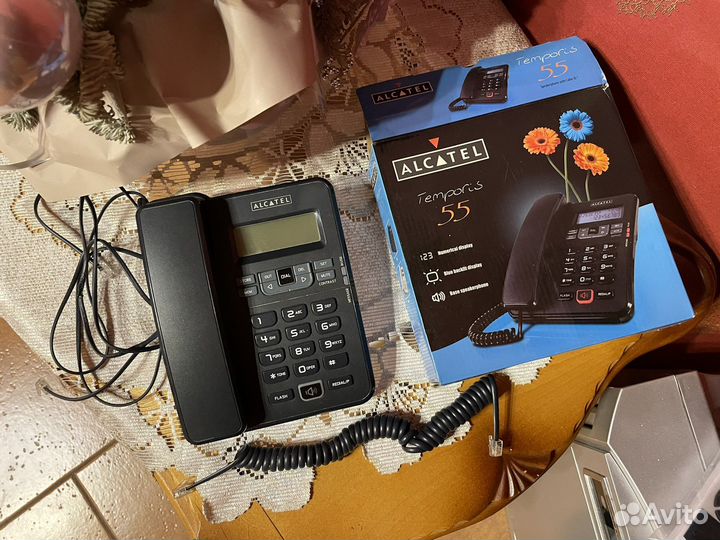 Телефон стационарный Alcatel новый