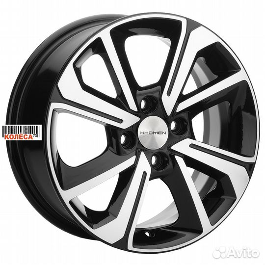 Khomen Wheels KHW1501 6x15 4x100 ET40 Dia60.1 Blac