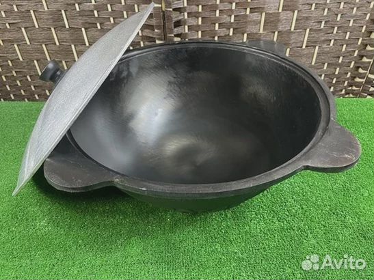 Казан чугунный 12 литров 4 -22л