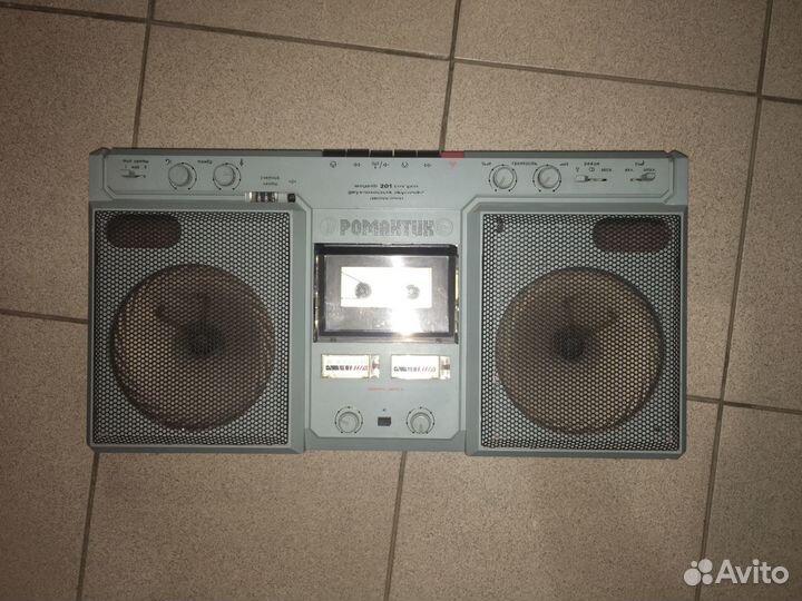 Кассетный магнитофон Романтик М-309С-1 и 201