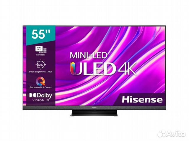 Новый телевизор Hisense 55U8HQ 4k Ultra HD, 120 Гц купить в Москве ...