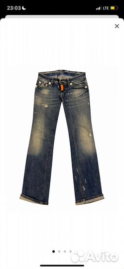 Джинсы винтажные dsquared2