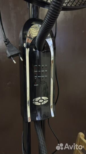 Вентилятор с увлажнителем и управлением (пульт)