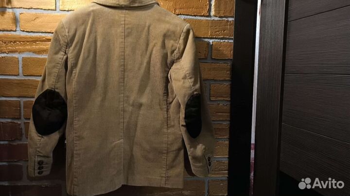 Пиджак вельветовый для мальчика 140