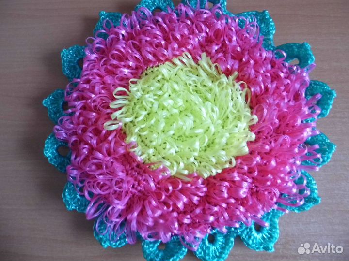 Мочалки ручной вязки