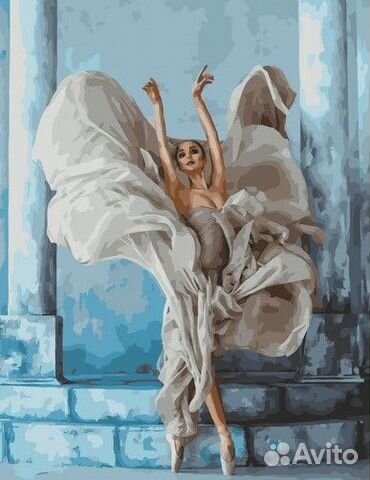 Картина по номерам 40х50 Балерина GS1263