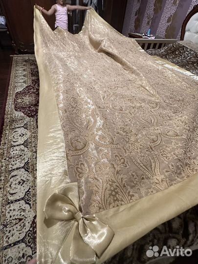 Покрывало на диван и кресла б/у