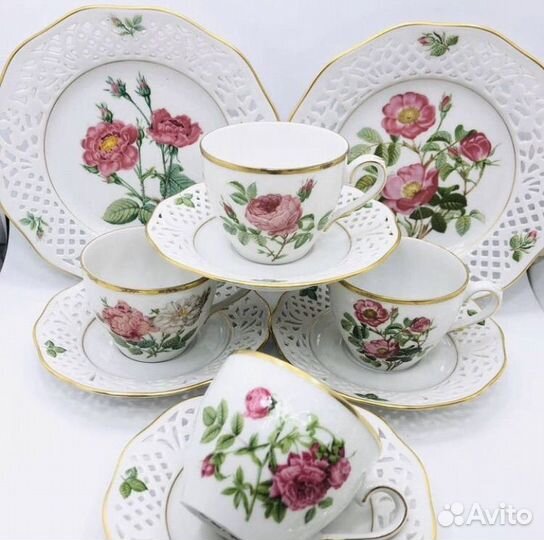 Винтажные чайные трио Schumann