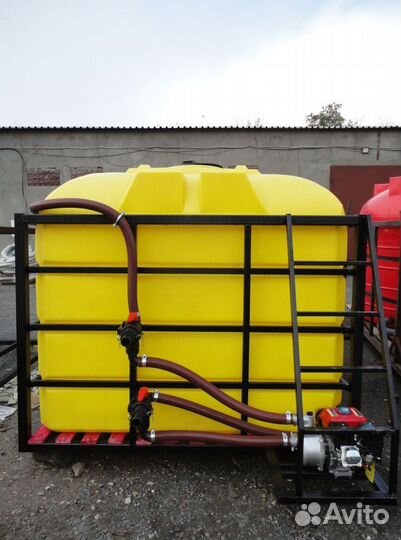 Кассета 10000 литров, мотопомпа