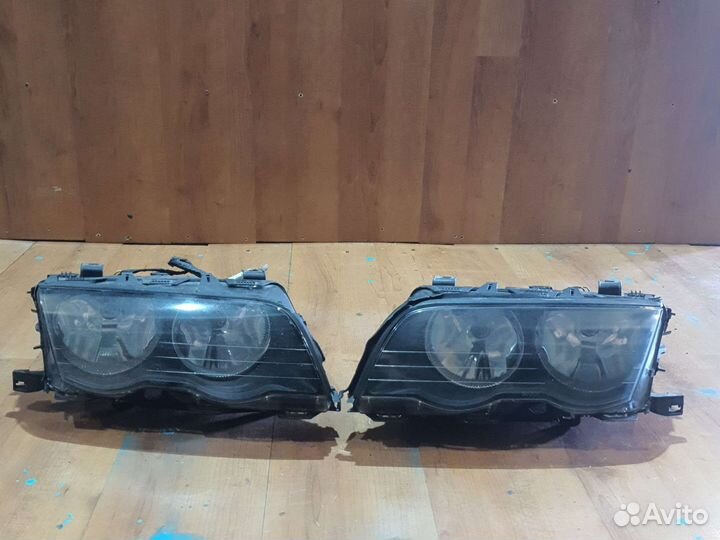 Фары бмв Е46 до рест