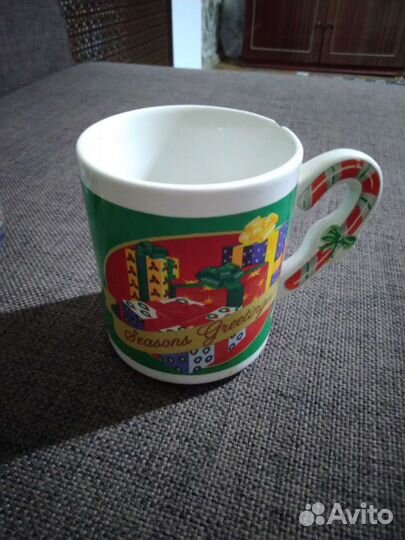 Кружки столовые, декор, символы городов, ассорти