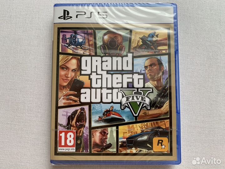 GTA5 PS5 (Новый диск, рус субтитры)