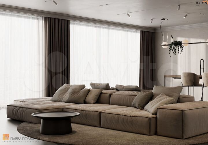 1-к. апартаменты, 57 м², 5/18 эт.