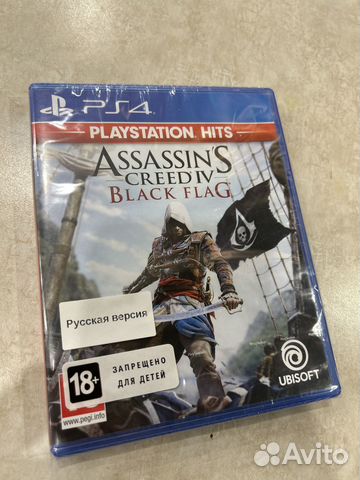 Assassins creed black flag ps4 (новый)