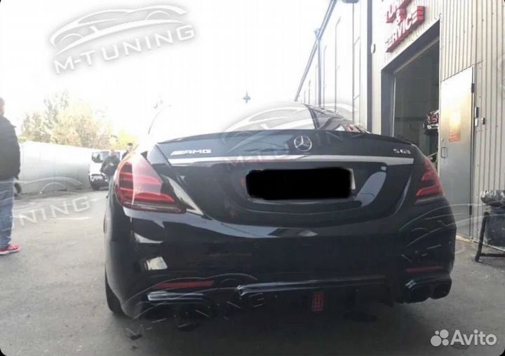Диффузор Brabus Mercedes W222