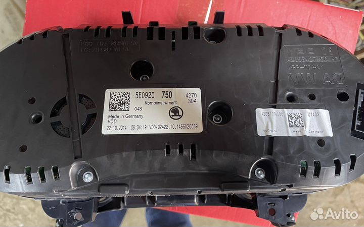 Комбинация приборов Шкода Октавия а7