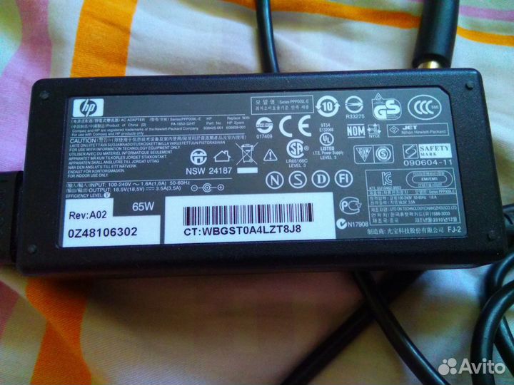 Сетевые кабели, зарядные устройства для ноутбуков