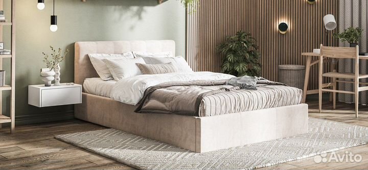 Кровать Белла 140/160х200 с подъемным механизмом