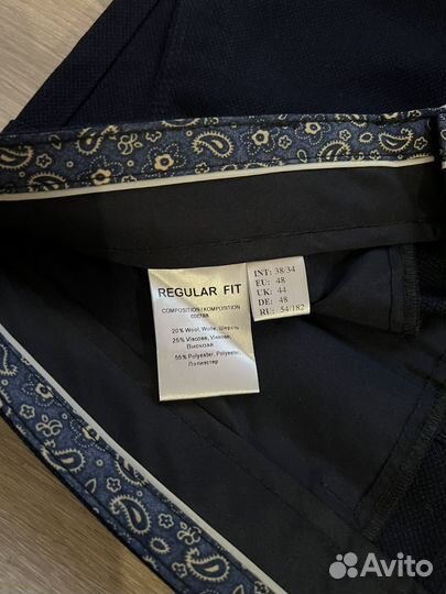 Брюки классические шерсть новые 54 размер