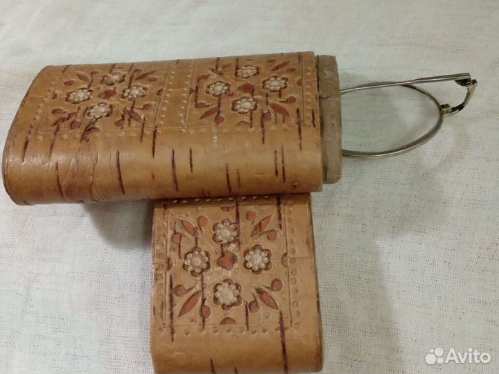 Футляр для очков, береста, ручная работа