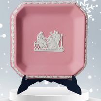 Wedgwood Jasperware Pink блюдце для украшений